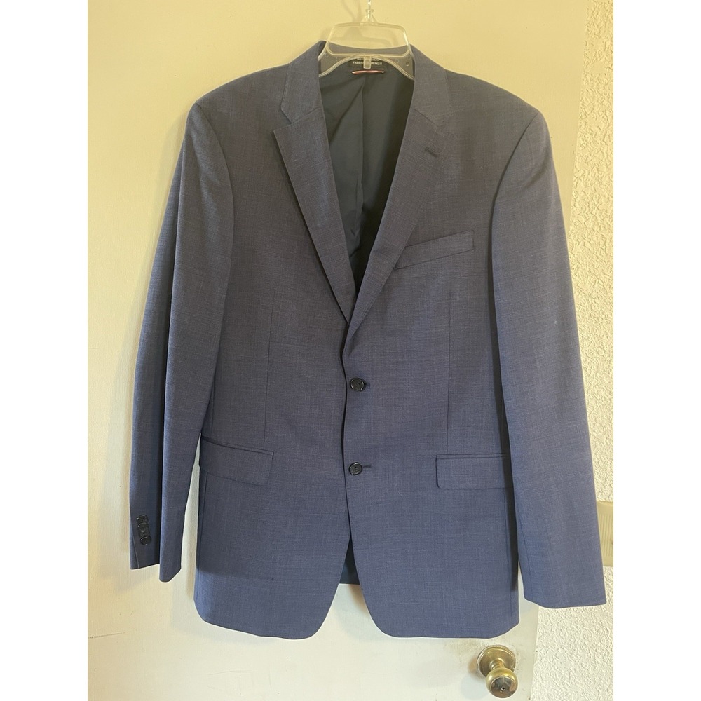 Tommy Hilfiger Size L40 Men Wool Blend 2 Button Blazer American Gentleman Preppy